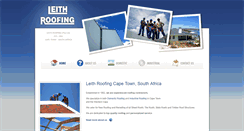 Desktop Screenshot of leithroofing.co.za